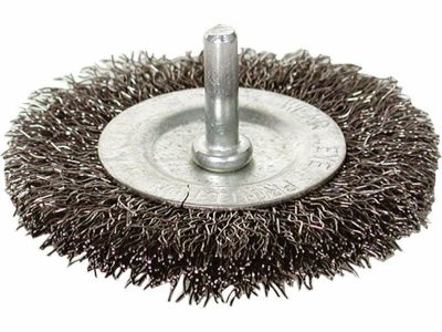 Kartáč okružní, O 100mm, vlnitý drát S 0,3mm, stopka 6mm EXTOL-CRAFT