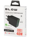 BLOW 76-011 QC3.0 nabíjačka, 2x USB-C, 1x USB 5V/9V 40W BLOW 76-011 QC3.0 nabíječka, 2x USB-C, 1x USB  5V/9V 40W