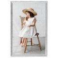 vidaXL Fotorámiky na stenu, koláž 3 ks, strieborné 50x70 cm, MDF
