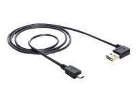Kábel EASY-USB 2.0 Type-A samec zahnutý ľavý