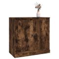 vidaXL Komoda dymový dub 70x35,5x67,5 cm spracované drevo
