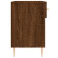 vidaXL Lavička na topánky, hnedý dub 102x35x55 cm, kompozitné drevo