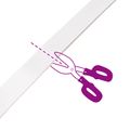 vidaXL Samolepiaca penová páska 2 ks Biela 40mm x 5m CR Pena