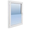 vidaXL Okenná fólia matná dizajn s pruhmi 0,9x5 m PVC