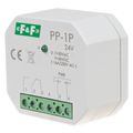 Relé elektromagnetické F&F PP-1P/24, 1× NO/NC, 24V AC/DC, 16A, do krabice
