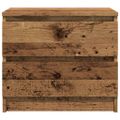 vidaXL Nočné stolíky 2 ks staré drevo 50x40x43,5 cm kompozitné drevo