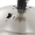 vidaXL Ozdobný stropný ventilátor s osvetlením 128 cm biely