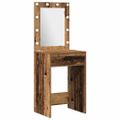 vidaXL Toaletný stolík 3 ks Hnedá 40 x 41 x 135 cm Kompozitné drevo