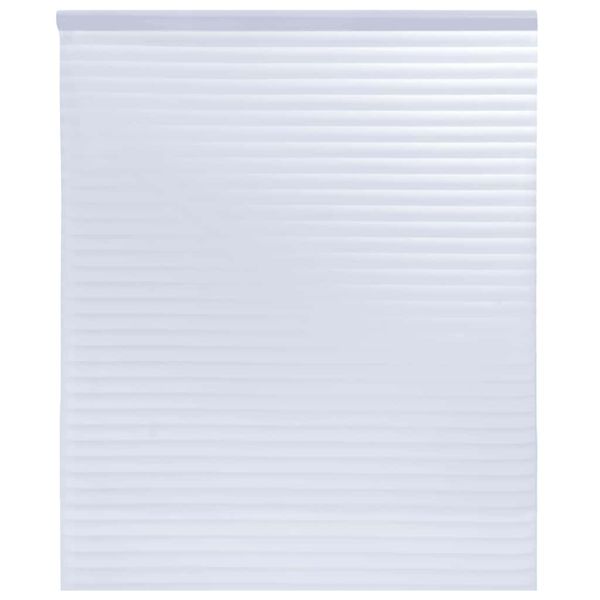 vidaXL Okenná fólia matná vzor pruhy 90x500 cm PVC