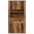 vidaXL Highboard Staré drevo 80 x 33 x 150 cm Kompozitné drevo