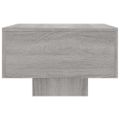 vidaXL Konferenčný stolík sivý dub sonoma 100x49,5x31 cm kompoz. drevo