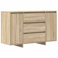 vidaXL Servírovacia skriňa Sonoma dub 120 x 41 x 75 cm