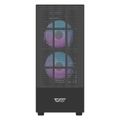 Počítačová skriňa Darkflash A290 + 3 ventilátory (čierna)