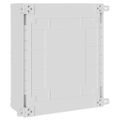 vidaXL Ovládacia skriňa Sivá 57 x 23 x 60 cm ABS plast