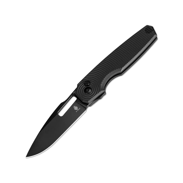 Kizer V3640C1 Dogfish vreckový nôž 8 cm, celočierna, hliník