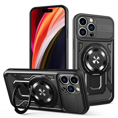 Obal Defender Armor Mag pre iPhone 14 Pro Max 6,7" čierny