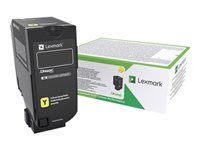 Vysoká výťažnosť - žltá - originálna - kazeta s farbivom LCCP, LRP, Lexmark Corporate - pre Lexmark CX725de, CX725dhe, CX725dthe