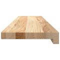 vidaXL Okenný parapet 2 ks 90x20x2 cm neošetrený dubový masív