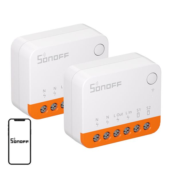 SONOFF MINIR4 (Extreme) spínač, balenie po 2 kusoch