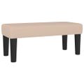 vidaXL Boxspring posteľ+matrac, kapučínová 120x190cm, umelá koža