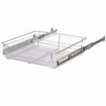 vidaXL Výsuvný drôtený kôš 2 ks strieborný 600 mm