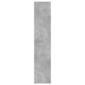 vidaXL Botník so 4 výklopnými zásuvkami betónový sivý 60x42x204 cm