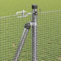 vidaXL Zvarené drôtené pletivo s betónovým základom 10 x 1,2 m
