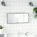 vidaXL Kúpeľňové LED zrkadlo sivý dub sonoma 100x8,5x37 cm