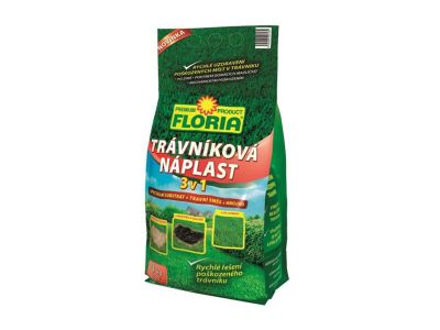 Trávniková náplasť FLORIA 3 v 1, 1 kg