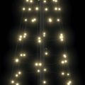 vidaXL LED Vianočný stromček so zemnými kolíkmi Teplá biela 250 cm
