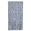 vidaXL Záves proti hmyzu, modrý, biely a strieborný 100x220cm, ženilka