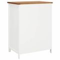 vidaXL Šatník 76x52x105 cm masívne dubové drevo