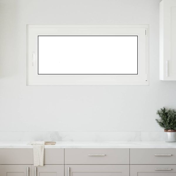 vidaXL Podkrovné okno RISOR 120 x 60 cm PVC a sklo Biela