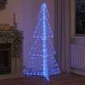 vidaXL Vianočný stromček 240 LED Modrá 180 cm Akryl