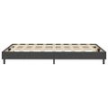 vidaXL Rám na boxspring posteľ, sivý, látka 120x200 cm