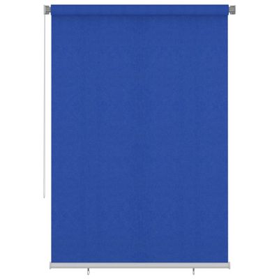 vidaXL Vonkajšia zatemňovacia roleta 160x230 cm modrá HDPE