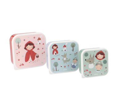 Desiatové boxy 3 ks Little Red