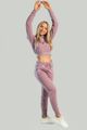 Dámska mikina Essential Cropped Hoodie Mauve - STRIX, veľkosť M, veľkosť oblečenia M, 95.2 % cotton, 4.8 % elastane