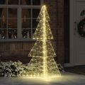 vidaXL Vianočný stromček 240 LED Teplá biela 180 cm Akryl