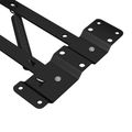 vidaXL Mechanizmus na zdvíhanie postele 2 ks Čierna 340 x 95 x 40 mm