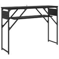 vidaXL Konferenčnýstolík Čierny dub Kompozitné drevo 105x30x75cm