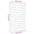 vidaXL Sada plotu pre rybník 8 ks 50 x 80 cm Oceľ Zelená