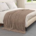 vidaXL Prikrývky na hodenie 6 ks ťavová 200 x 150 cm 4.5 kg Flís