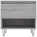 vidaXL Konferenčné stolíky 2 ks sivé sonoma 50x46x50 cm kompoz. drevo