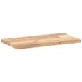 vidaXL Plávajúce police 4 ks 60x20x2 cm neošetrené masívne drevo akácia