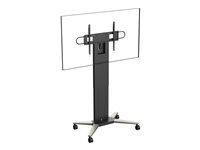 Vozík - motorizovaný - pro plochý panel - vozík - ocel - matná čerň - velikost obrazovky: 47"-90" - pro Microsoft Surface Hub 3 for Business