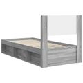 vidaXL Posteľový rám s úložným priestorom a čelom 3 pcs