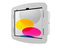 Montážna sada (montáž na stenu) - pre tablet - uzamykateľný - vysoko kvalitný hliník - biela - montážne rozhranie: 100 x 100 mm - pre Apple 10,9-inch iPad (10. generácia)