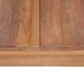 vidaXL Konzolový stolík z teakového dreva prírodná úprava 110x35x76 cm