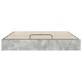 vidaXL Otomanový posteľný rám s úložiskom Betónová 203 x 180 x 25 cm